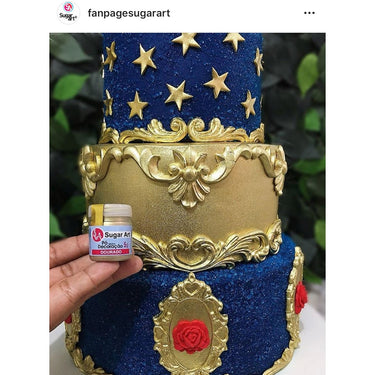 Pó para Decoração Dourado Verdadeiro 5g - Sugar Art